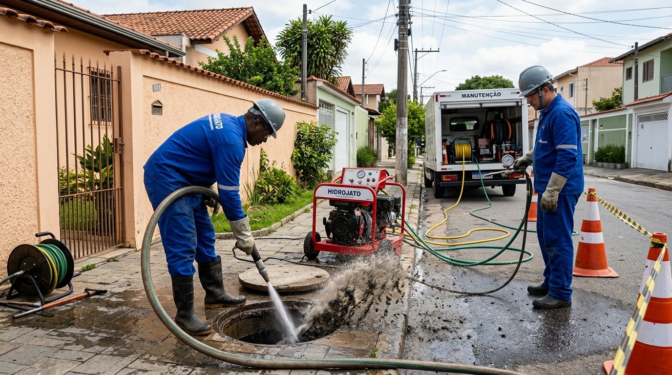 Hidrojateamento Residencial em Belém‑PA