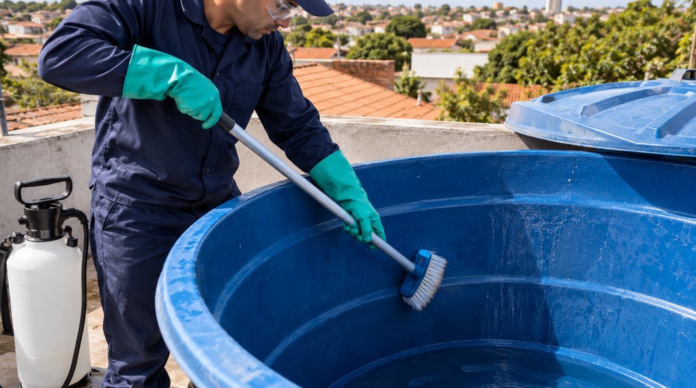 Higienização e Desinfecção da Caixa d'Água em Belém‑PA