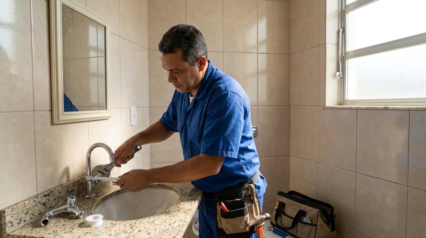 Instalação Hidráulica no Banheiro em Belém‑PA